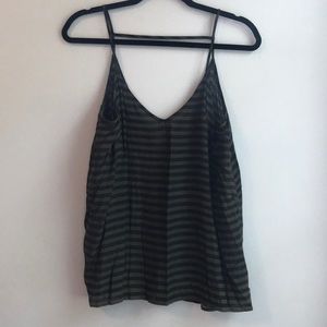 ☀️Green and Black Striped Tank☀️